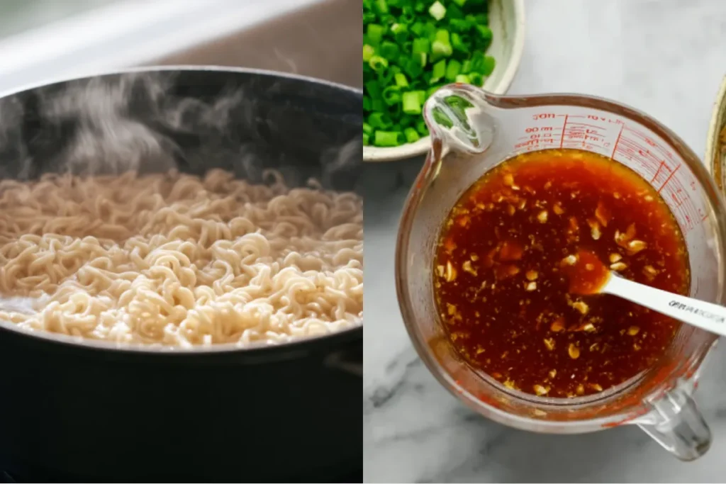 Easy Saucy Ramen Noodles - Quick Vegan Dinner