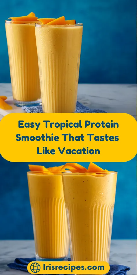 Easy Tropical Protein Smoothie That Tastes Like Vacation