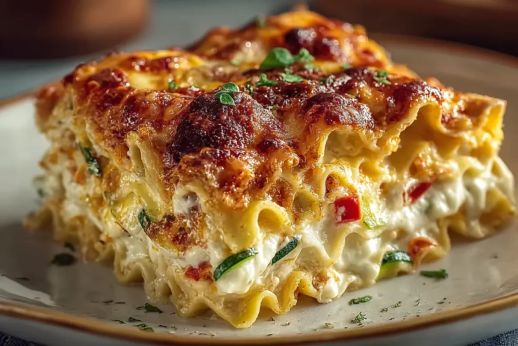 Easy Vegetarian Lasagna Recipe With Fresh Vegetables