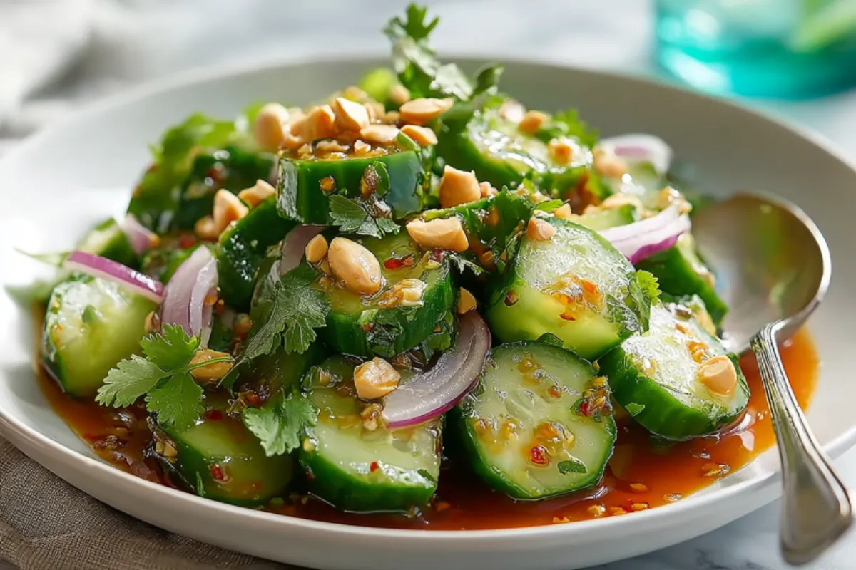Fresh Thai Cucumber Salad - Perfect Summer Side Dish