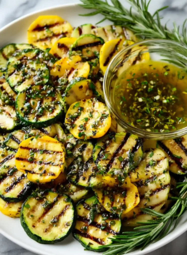 Grilled Garlic Herb Zucchini Recipe (Ready in 10 Minutes!)