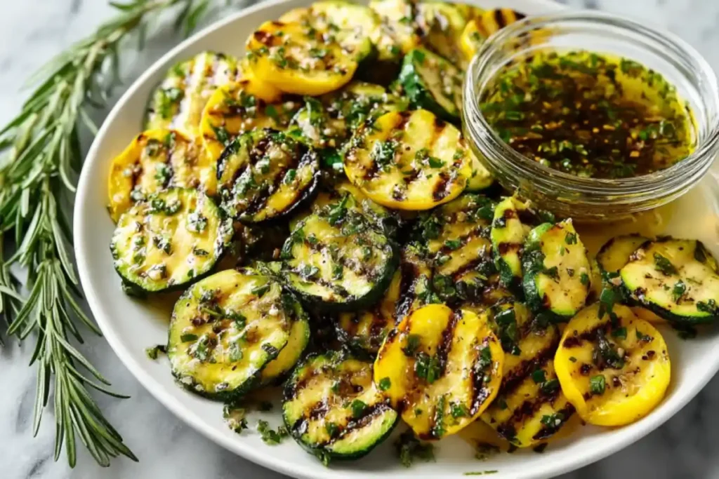 Grilled Garlic Herb Zucchini Recipe - Smoky & Delicious