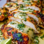 Grilled Salsa Verde Pepper Jack Chicken Recipe