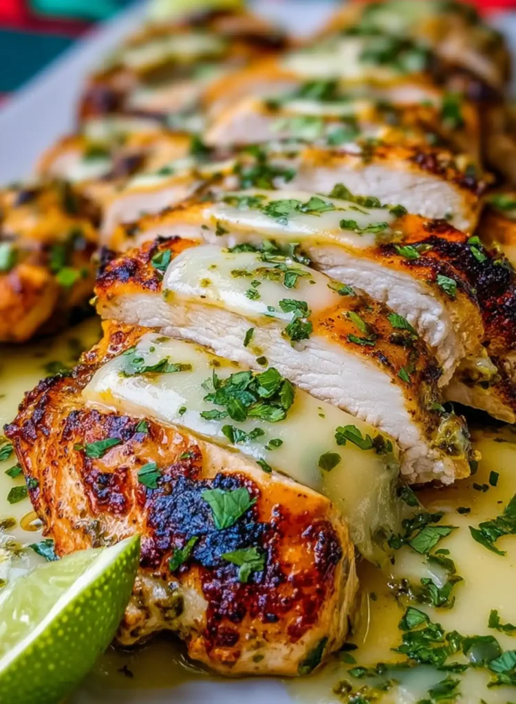 Grilled Salsa Verde Pepper Jack Chicken Recipe