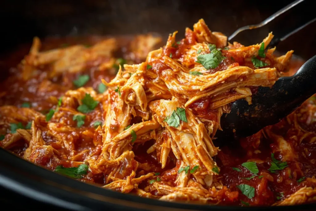 Healthy Crock Pot Chicken Tacos Recipe (2)