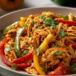 Healthy Crockpot Chicken Fajitas
