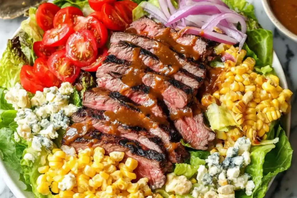Healthy Grilled Steak Salad with Balsamic Vinaigrette