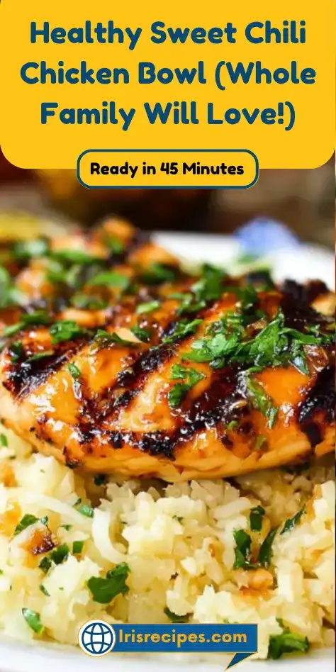 Healthy Sweet Chili Chicken Bowl (Whole Family Will Love)