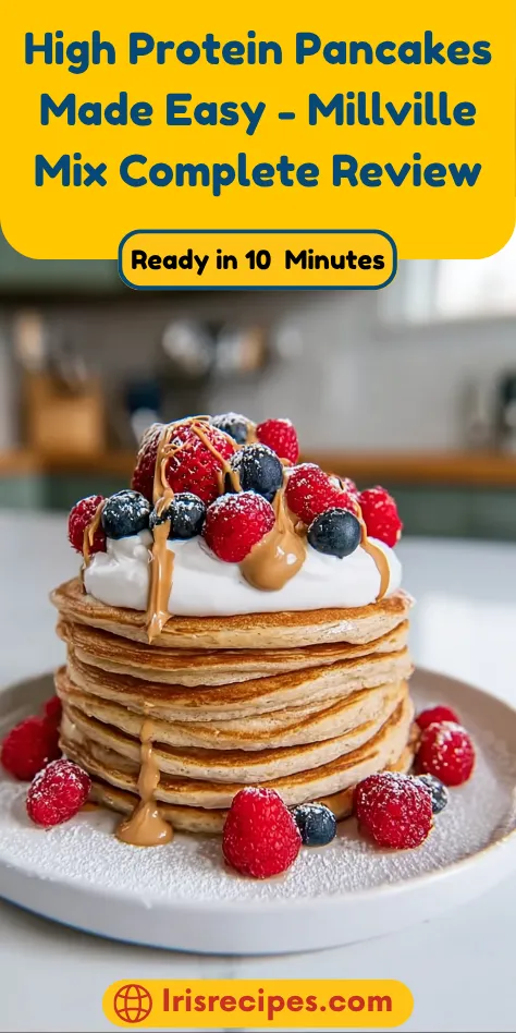 High Protein Pancakes Made Easy - Millville Mix Complete Review