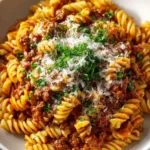 Homemade One-Pot Creamy Ground Beef Pasta Recipe