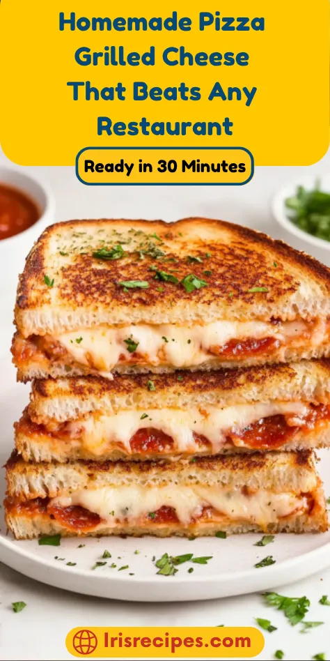 Homemade Pizza Grilled Cheese That Beats Any Restaurant