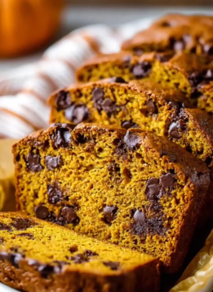 Homemade Pumpkin Chocolate Chip Bread Recipe