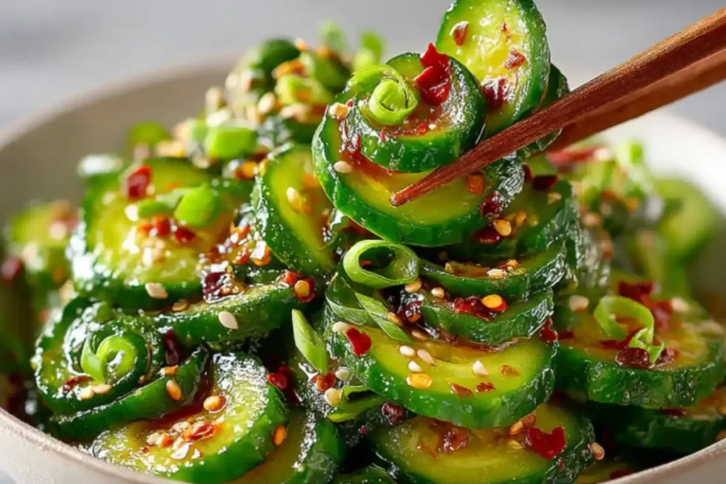 Korean Cucumber Salad Recipe - Fresh & Spicy