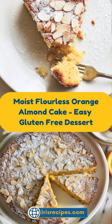 Moist Flourless Orange Almond Cake - Easy Gluten Free Dessert