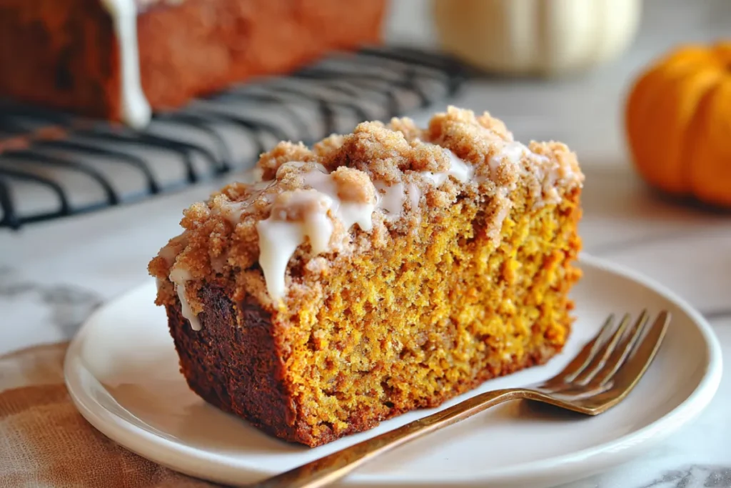 Moist Pumpkin Streusel Bread