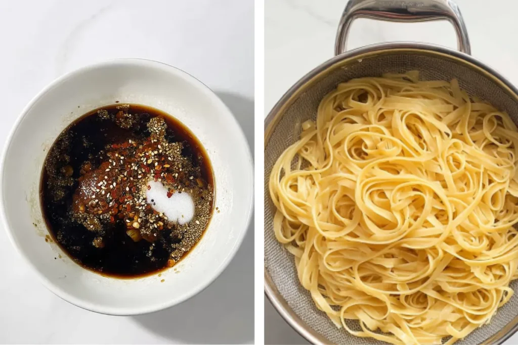 Mongolian Ground Beef Noodles Recipe (30 Minutes)