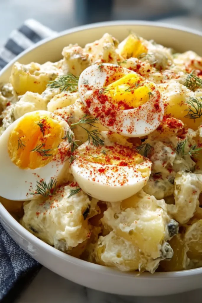 Perfect Dill Pickle Potato Salad With Eggs