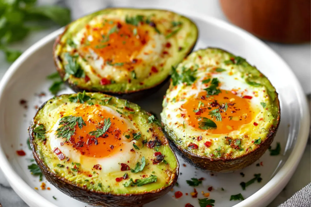 Protein-Packed Avocado Egg Bake Recipe