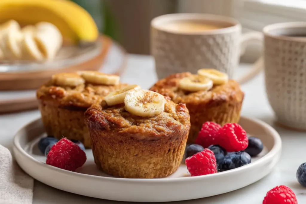 Protein-Packed Banana Cottage Cheese Muffins
