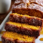 Pumpkin Bread with Cinnamon Sugar Topping