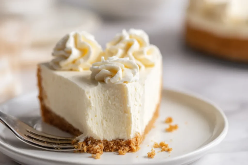 Quick 3 Ingredient No Bake Cheesecake for Busy Families