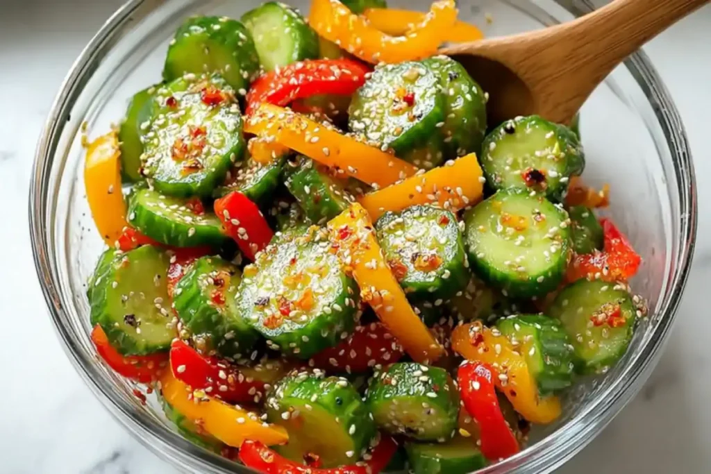 Quick Cucumber and Bell Pepper Salad for Busy Weeknights