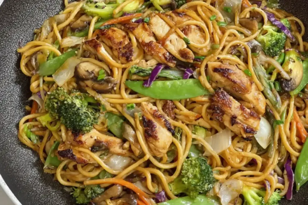 Quick Homemade Chicken Lo Mein Recipe
