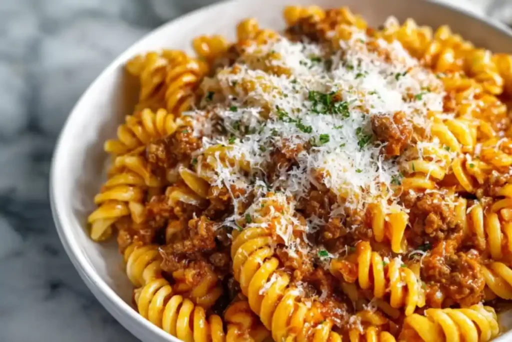 Quick One-Pot Creamy Ground Beef Pasta Dinner