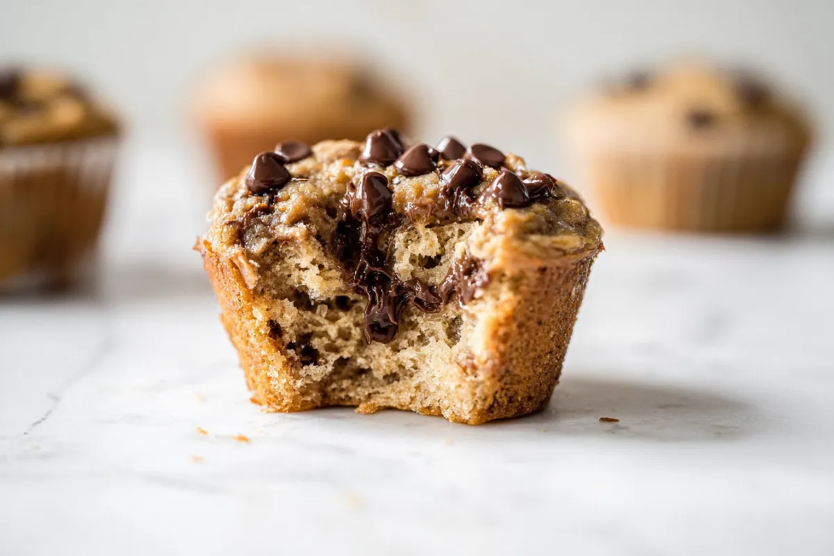 Quick Peanut Butter Banana Muffins (25 Minutes)