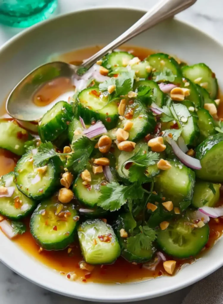 Quick Thai Cucumber Salad - Authentic Asian Flavors