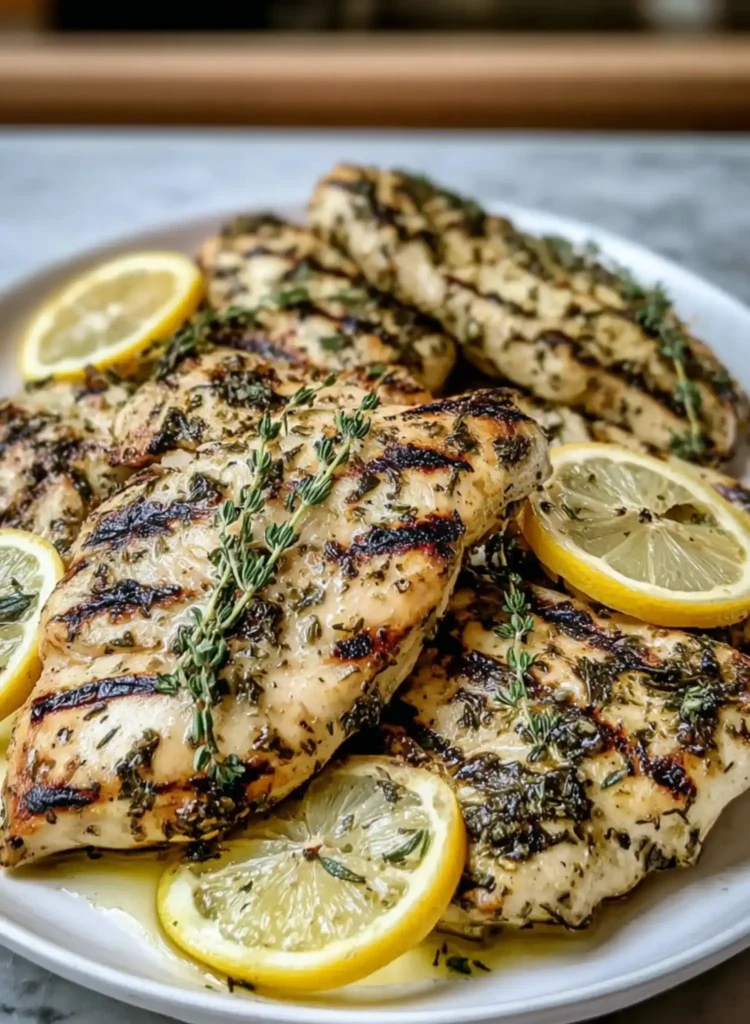 Quick Zesty Lemon Herb Grilled Chicken Recipe