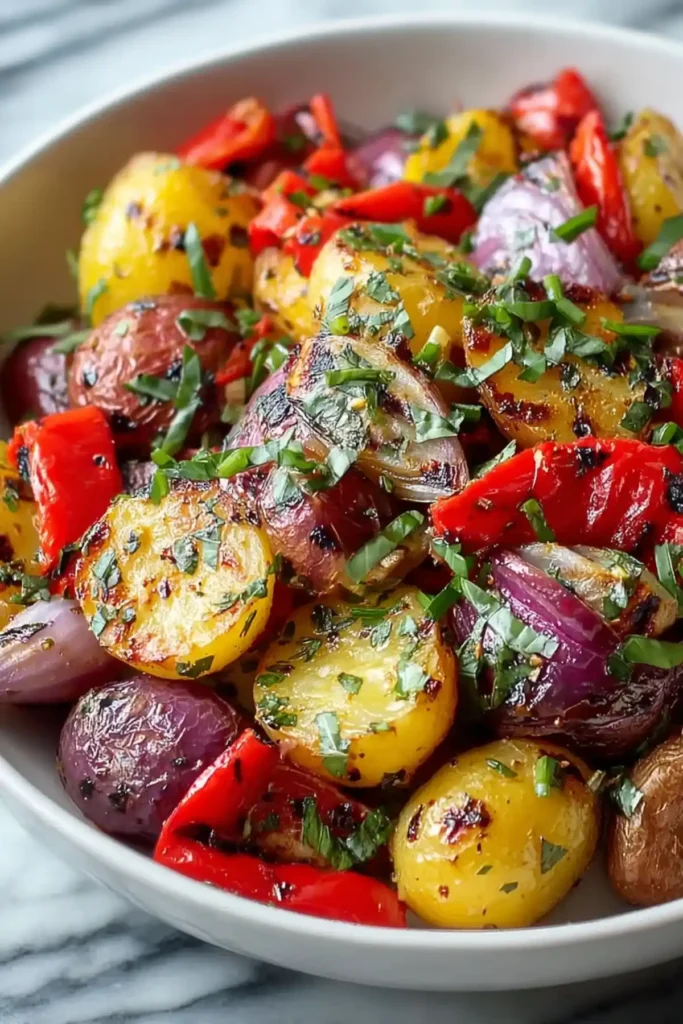 Smoky Grilled Lemon Potato Salad Recipe