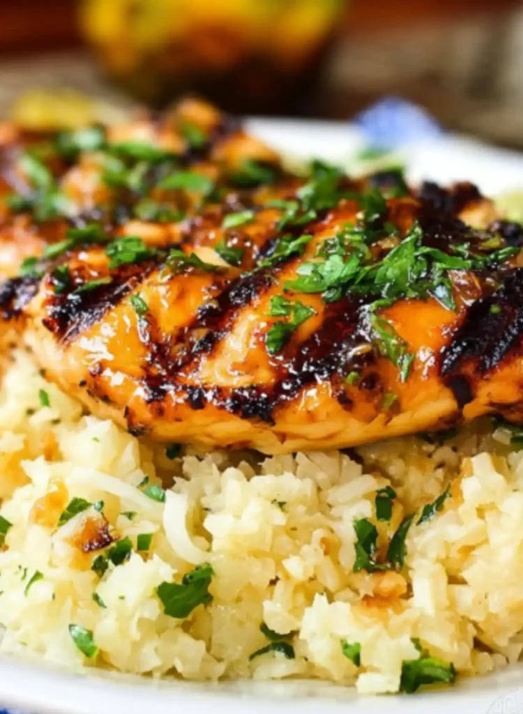 Sweet Chili Coconut-Lime Grilled Chicken Bowl
