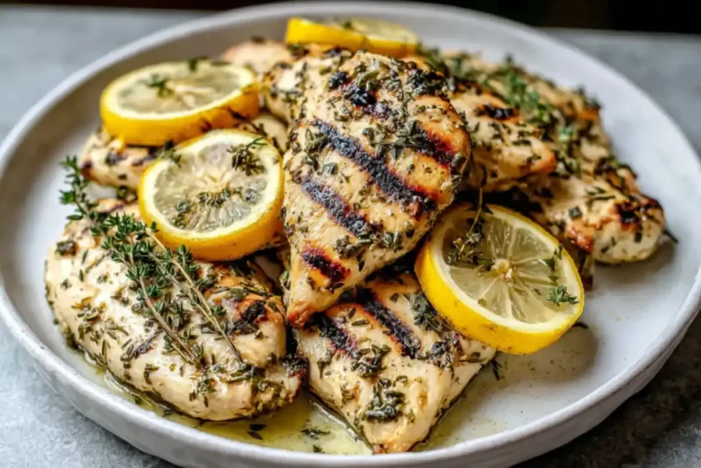 Tender Zesty Lemon Herb Grilled Chicken - Kid Approved