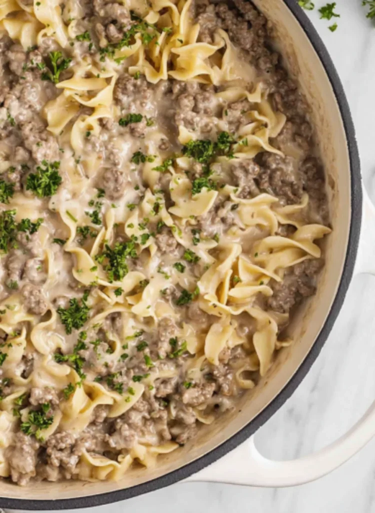 The Best Hamburger Stroganoff Recipe