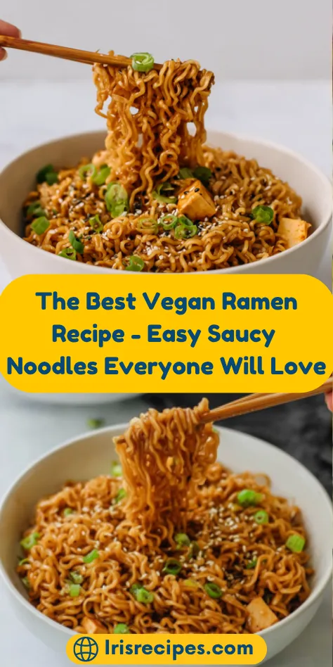 The Best Vegan Ramen Recipe - Easy Saucy Noodles Everyone Will Love