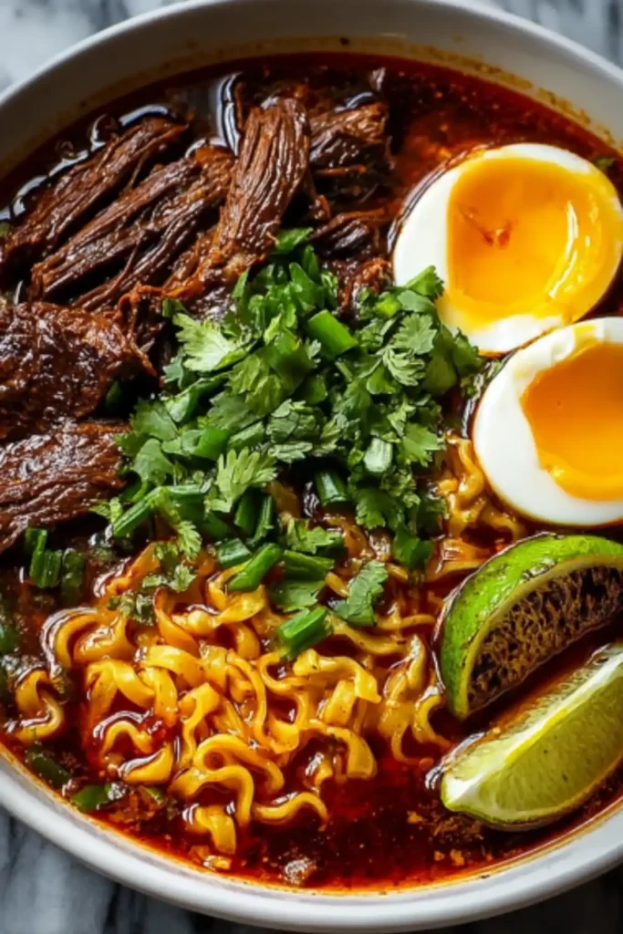 Ultimate Birria Ramen Bowl (Step-by-Step Guide)