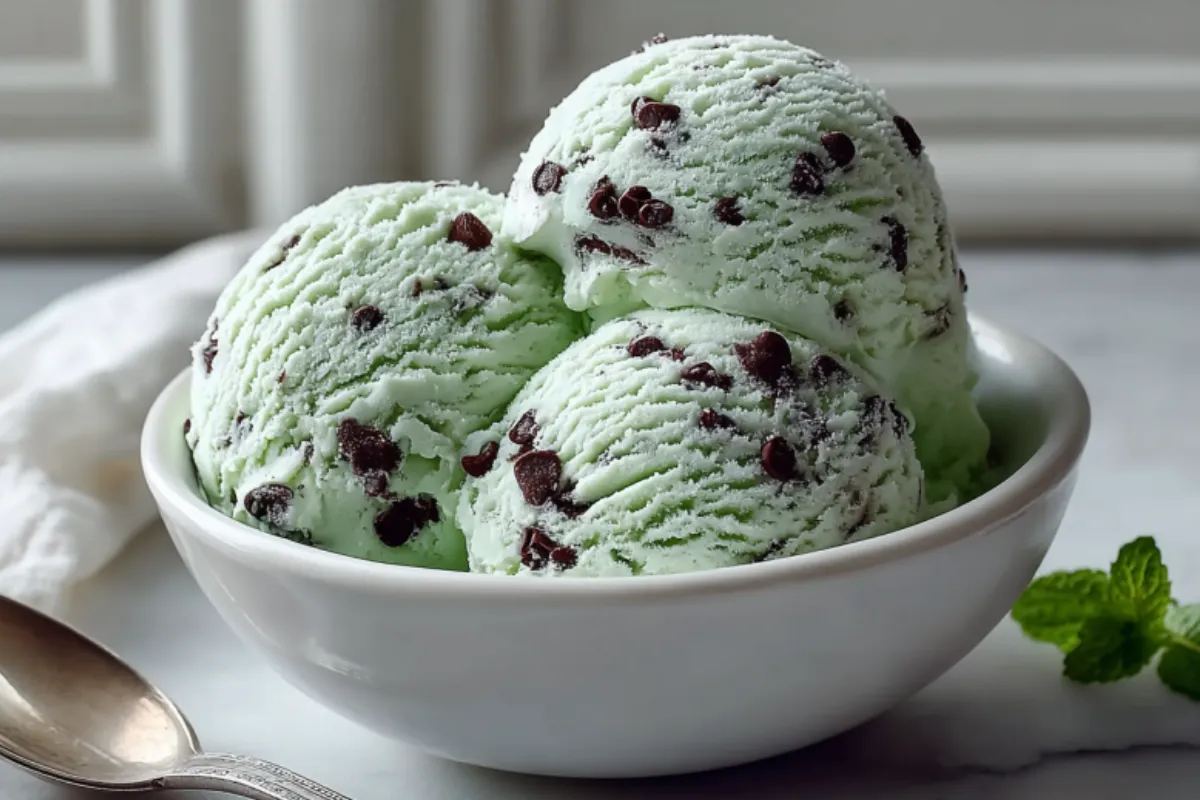 Creamy Chocolate Chip Ice Cream From Scratch