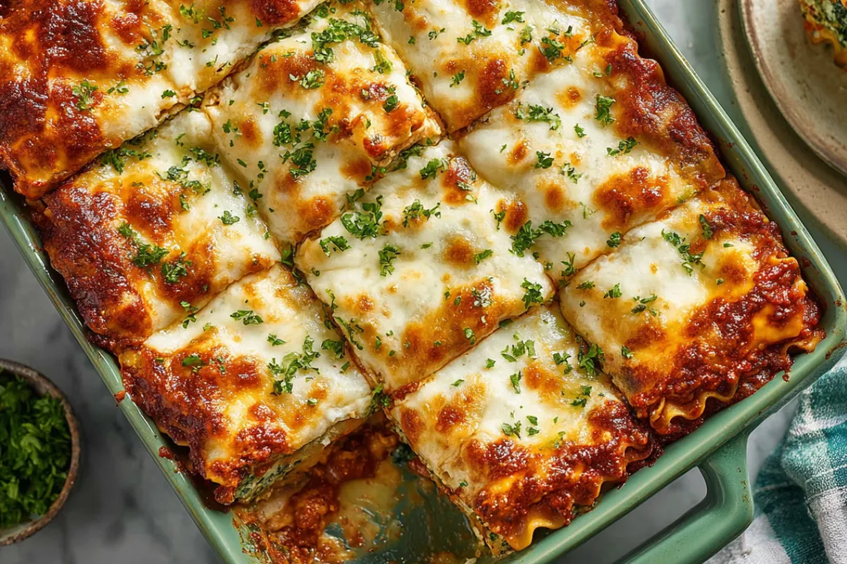 Healthy Cottage Cheese Lasagna (22g Protein)