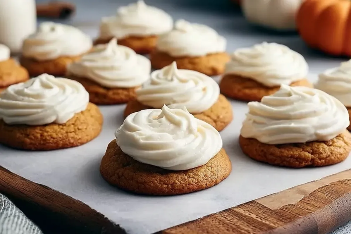Homemade Pumpkin Cookies With Warm Fall Spices