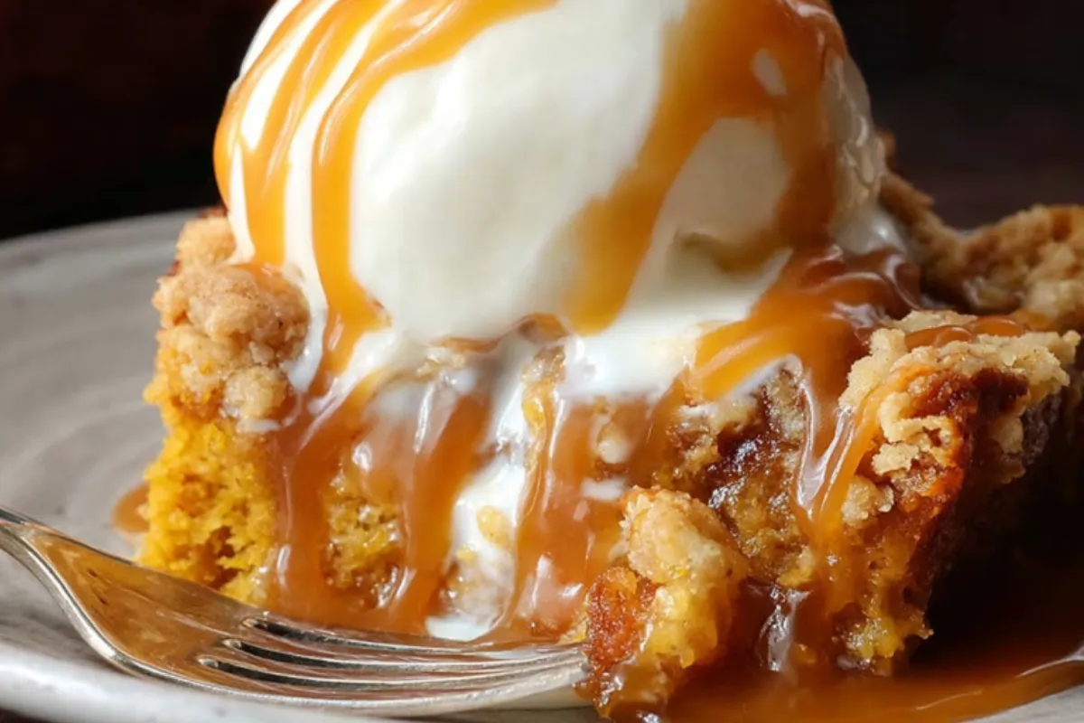 Perfect Pumpkin Dump Cake for Thanksgiving