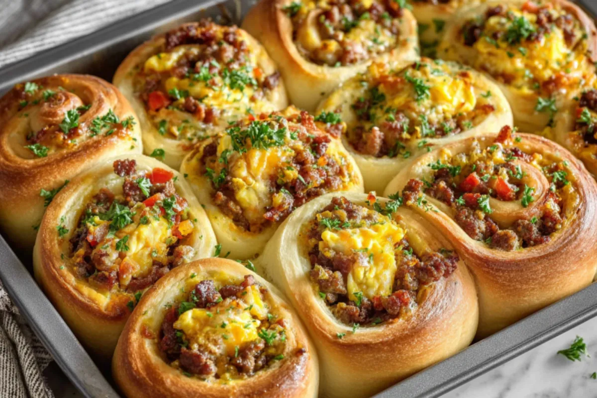 Quick Breakfast Rolls with Crescent Dough