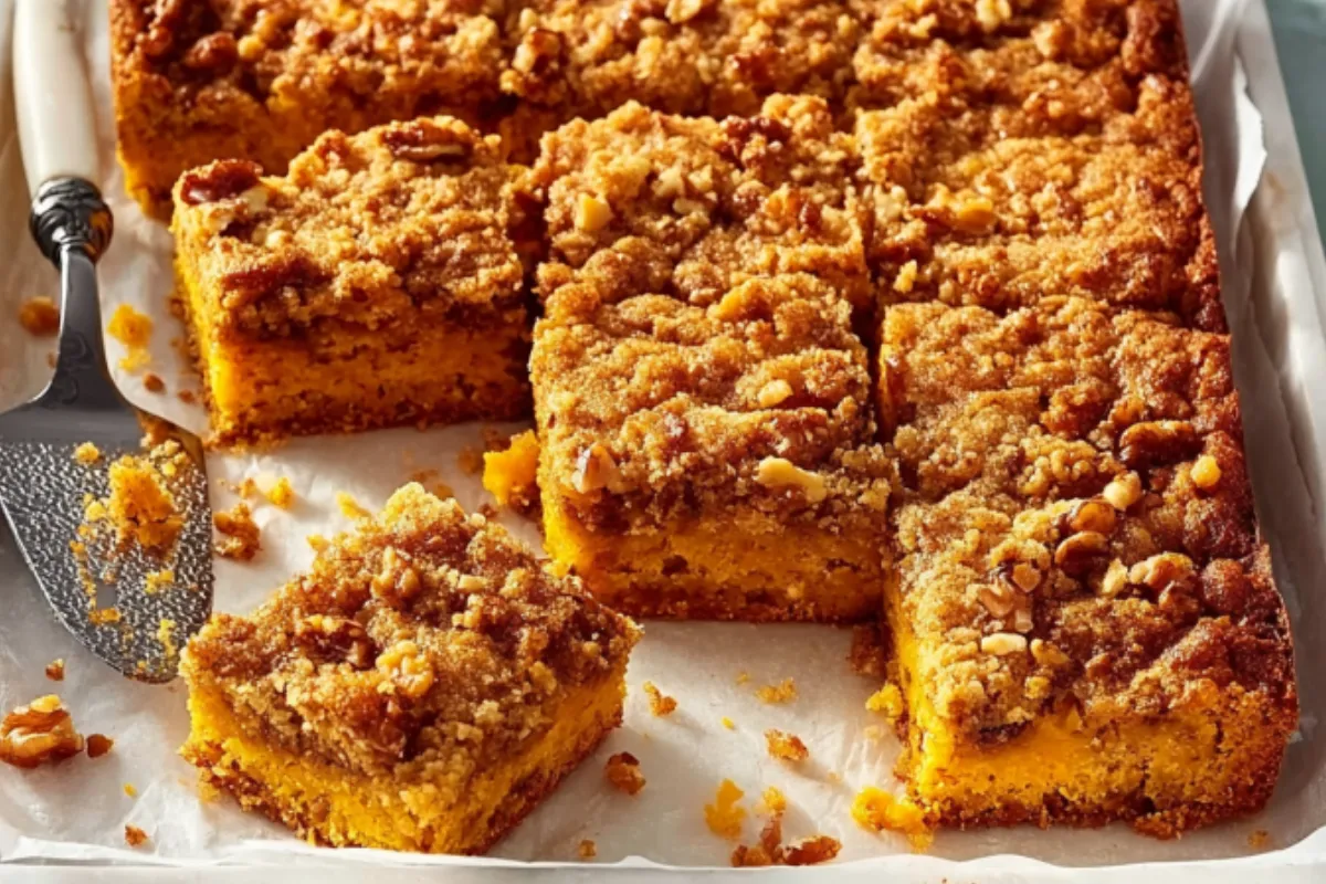 Quick Pumpkin Dump Cake with Golden Crust